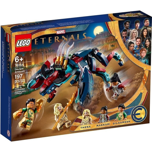 Lego Super Heroes Lego ¡emboscada De Los Desviantes! 76154 Cantidad de piezas 197