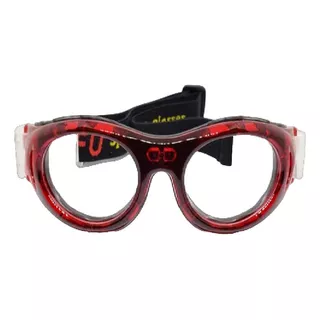 Goggle Deportivo Juvenil Para Graduar Rojo 8035 Futbol