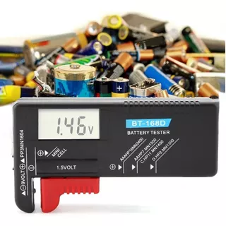 Probador De Baterías Universal Aa/aaa/c/d/9 1,5 V Y De Reloj