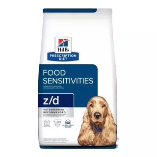 Alimento Hill's Prescription Diet Skin/food Sensitivities Z/d Para Perro De Raza  Pequeña, Mediana Y Grande Sabor Mix En Bolsa De 17.6lb