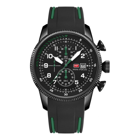 Reloj Para Hombre Mini Focus Mf0379g Mfa58010107 Negro