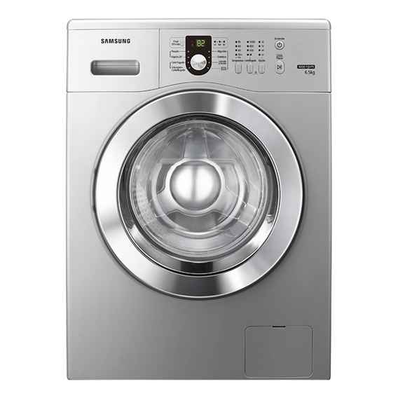 Lavarropas Automático Samsung 6.5 Kg Saww65m0nhuu 1000 Rpm Color Plata