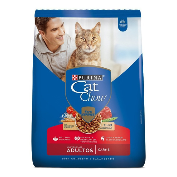 Cat Chow Gato Adulto Carne 8 Kg Con Regalo