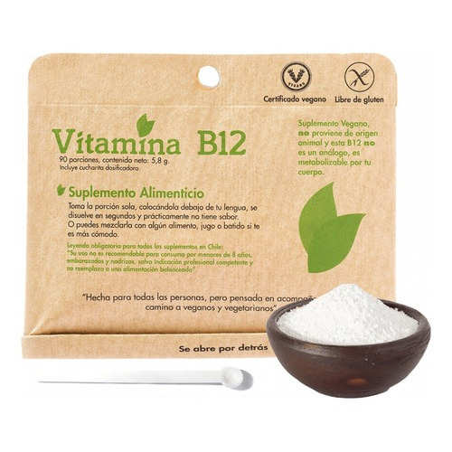 Suplemento en polvo Dulzura Natural  Natural Vitamina B12