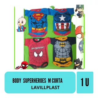 Body Super Heroes Batman Spiderman Capitan America 