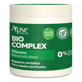 Máscara Recontrução Bio Complex 500g Apse Cosmetics