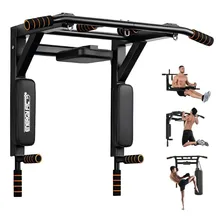 Barra Dominadas Pared Desmontable 300kg Reforzada Energy Fit Acero