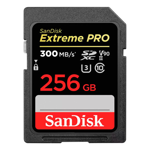 Tarjeta de memoria Sandisk Extreme Pro de 256 GB, tarjeta SD de 300 mb