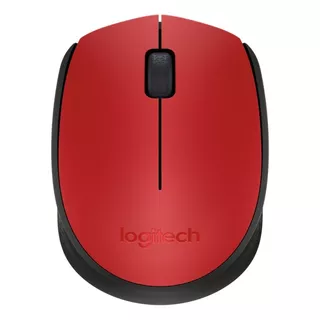 Mouse Inalámbrico Logitech  M170 M170 Rojo Y Negro