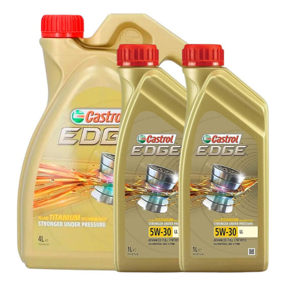 Aceite 5w30 Castrol Edge Sintetico Titaniun Technology 6lts