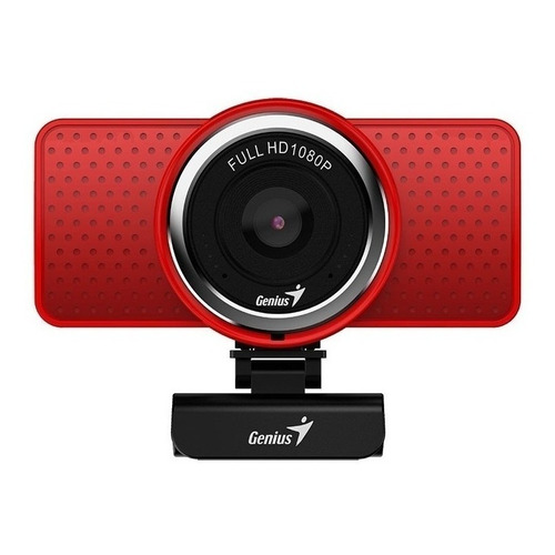 Cámara web Genius ECam 8000 Full HD 30FPS color rojo