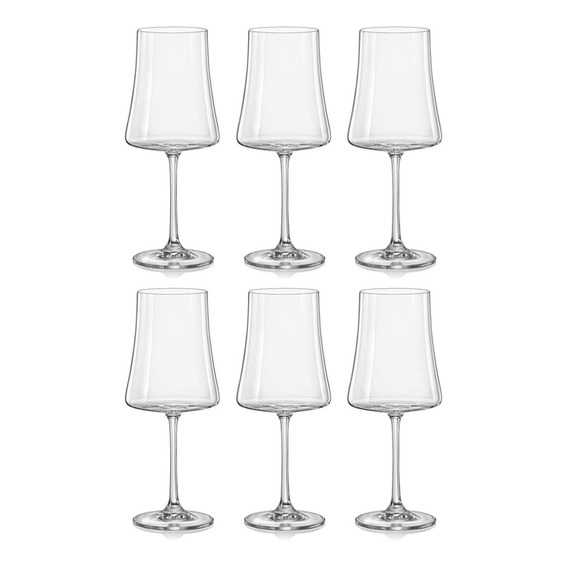 Set 6 Copas Para Vino Tinto Minimalistas 550 Ml Cx-206