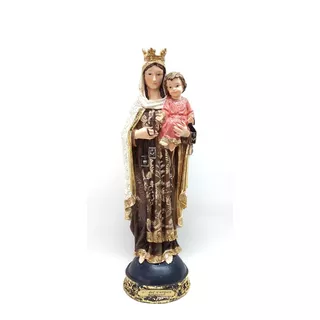 Virgen Carmen Dorada 30cm Poliresina 530-77026 Religiozzi