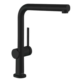 Grifo De Cocina Monocomando Hansgrohe Talis M54 72808 Extensible  Acabado Negro Mate