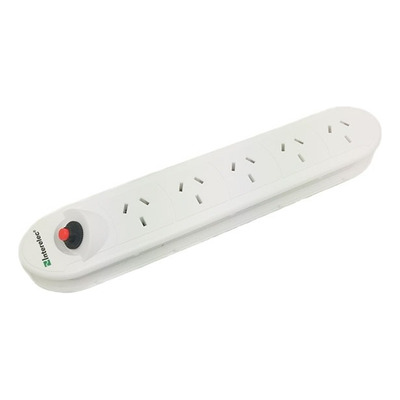 Zapatilla Prolongador 5 Enchufes Cable 1,5 Metros Interelec
