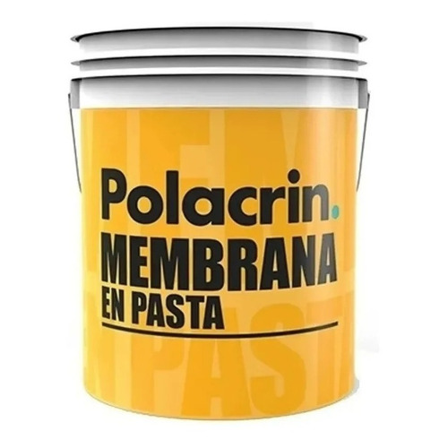 Polacrin Membrana En Pasta / Líquida X 20 Lts - Color Gris