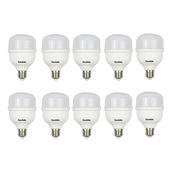 Lámparas Galponeras Alta Potencia Candela Led 20w - Pack X10