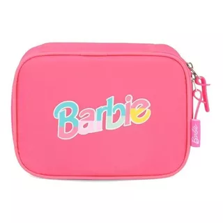 Estojo Escolar Infantil Box Barbie Luxcel Et40780bb Pink