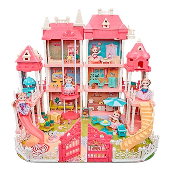 Playset Bay Dreamy Castillo De 3 Plantas Con Accesorios Ub