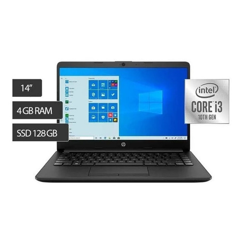 Laptop Hp Cf2513 14' Core I3-10110u 4gb 128gb Ssd W11