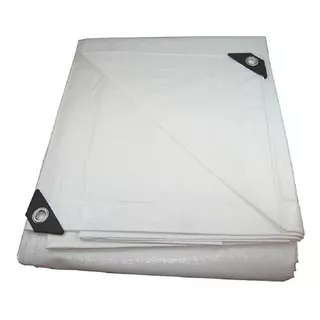 Lona Plástica Branca 15 X 10 Polylona Impermeável 300 Micra