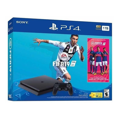 Sony Play Station 4 1 Tb Slim + Fifa 2019 Oficial