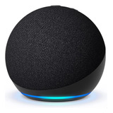 Alto Falante Inteligente Alexia Alexa Echo Dot 5 Alexia 5 Com Assistente Virtual Alexa - Preto 110v/220v