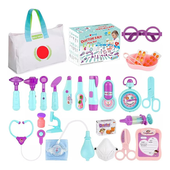 Set Juguetes Medico Doctor Niños Infantil Con Luz Y Sonido