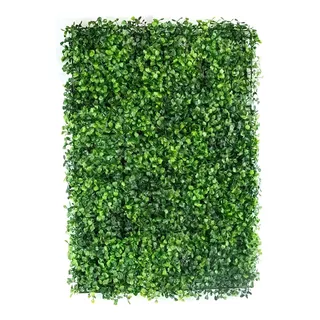 20 Piezas Muro Verde Follaje Artificial Sintentico 60x40 Cms
