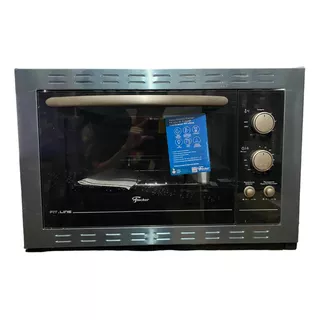 Forno Elétrico De Embutir Fischer Fit Line Inox 44 Litros 12