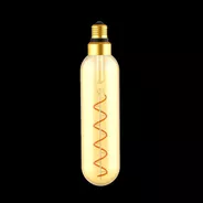 Lámpara Filamento Gold Led 5 Watts Tubo Grande E27 Candil
