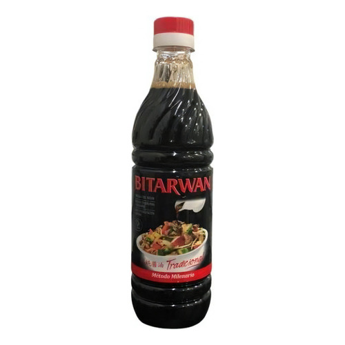 Salsa de soja Bitarwan en botella 500 ml