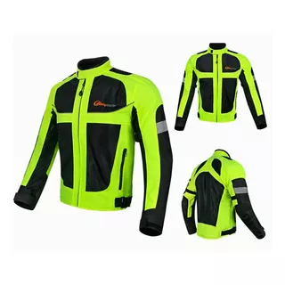 Chaqueta Reflectante Impermeable Para Moto Con Protección 5g