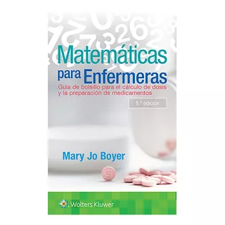 Matemáticas Para Enfermeras Boyer Libro Original Y