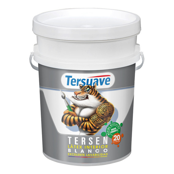 Pintura Latex Interior Blanco Tersen Tersuave 20 Lt