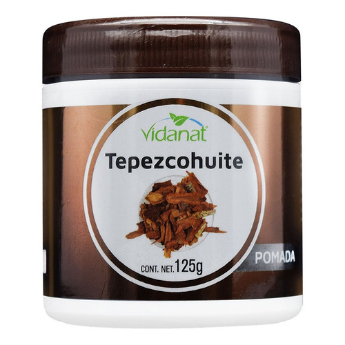 Pomada De Tepezcohuite 125 G Vidanat Tipo De Envase Plástico