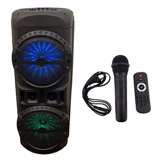 Parlante Bluetooth Torre Grande 24 W Con Luces Rgb 