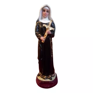 Santa Rita De Casia, Artesanía Figura De Resina, 31x10x10cm