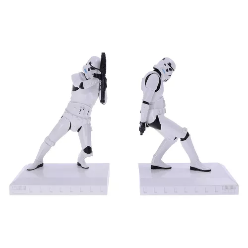 Nemesis Now Cifras De Sujetalibros Originales De Stormtrooper, 18,5 Cm,  Color Blanco