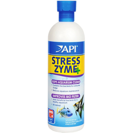 Stress Zyme 473ml Cultivo Bacterias Benéficas Acuarios Peces