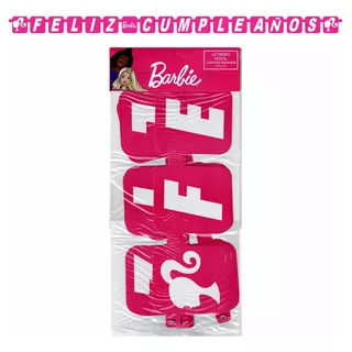 Barbie Letrero Movil Feliz Cumpleaños Granmark