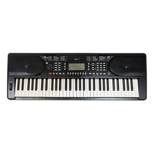 Teclado Symphonic 300 Voces Y 300 Ritmos Mp-7 Color Negro