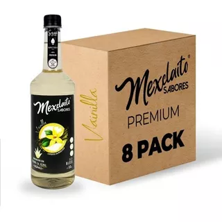 Mexclaito Premium Sabor Vainilla Pack 8 L Jarabe Endulzante