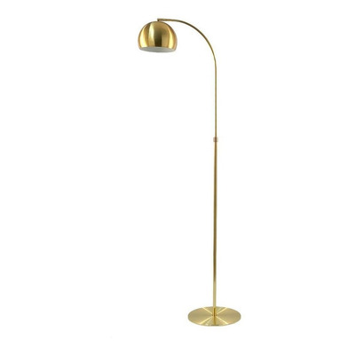 Lampara De Pie Arco Small Oro Moderna Apto Led Luz Desing