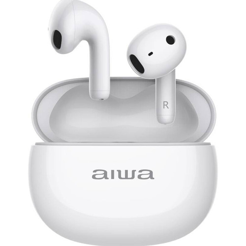 Audífonos Aiwa Inalambrico Tactil In-ear Bluetooth 5.3 Twsd8 Color Blanco Color de la luz Blanco