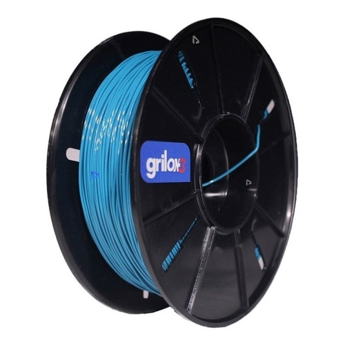 Filamento 3D PLA+ Grilon3 de 1.75mm y 1kg turquesa