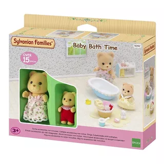 Sylvanian Families Set Baño Bebé Accesorios Juguete Niños Ax