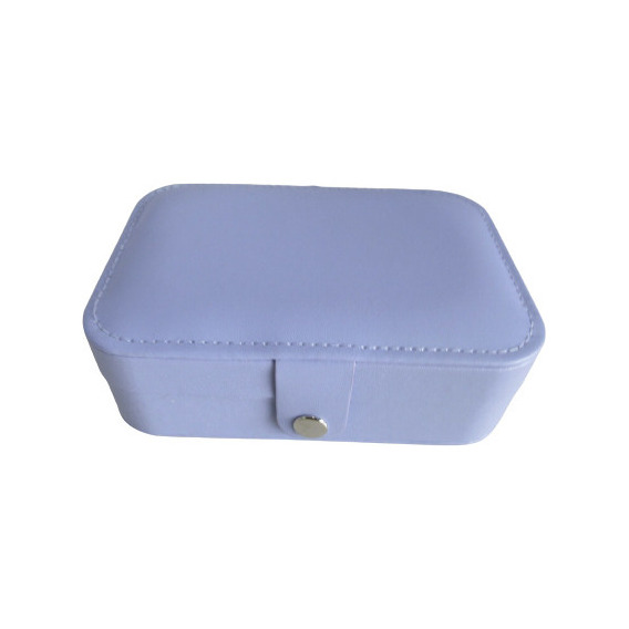 Caja Joyero Alhajero Organizador Anillos Bijouterie Color Violeta