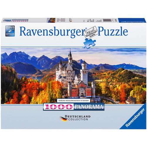 Rompecabezas Ravensburger Castillo Neuschwanstein 1000 Piezas