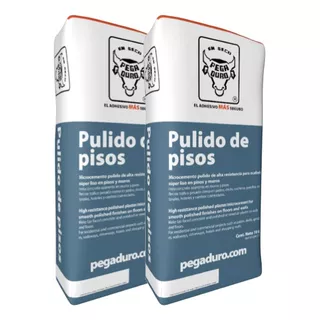 Pulido De Pisos Pegaduro - Kit De 2 Bultos